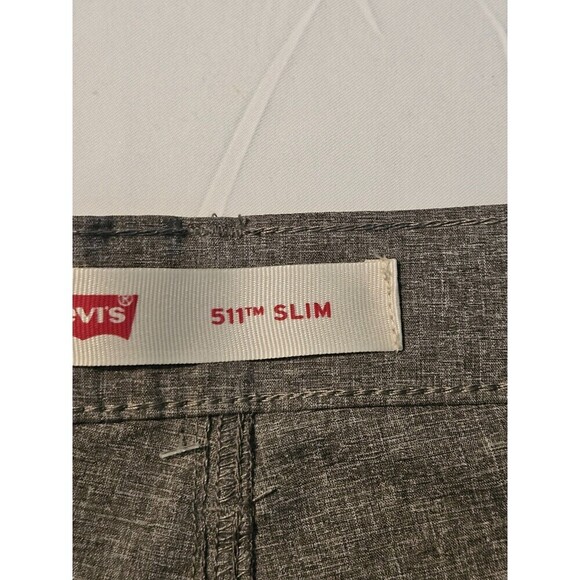 Levis Boys 511 Slim Fit Stretch Gray Performance UV Shorts 14 NWT - Picture 9 of 11